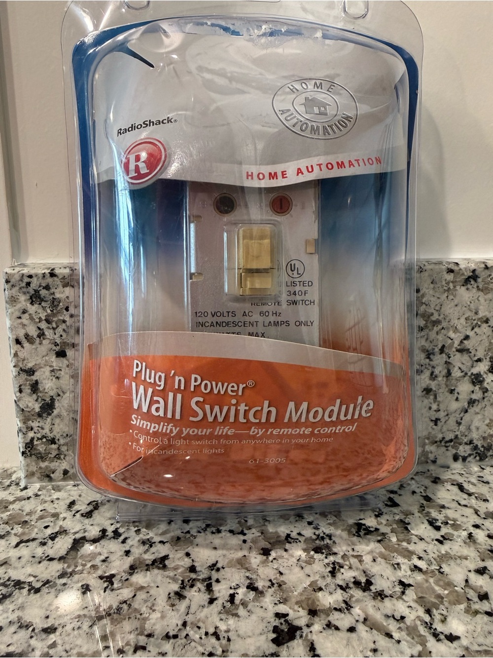 RadioShack Plug 'n Power Wall Switch Module - White